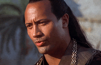gif of The Rock 